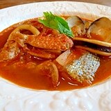 簡単ブイヤベース風？魚介のトマトソース煮